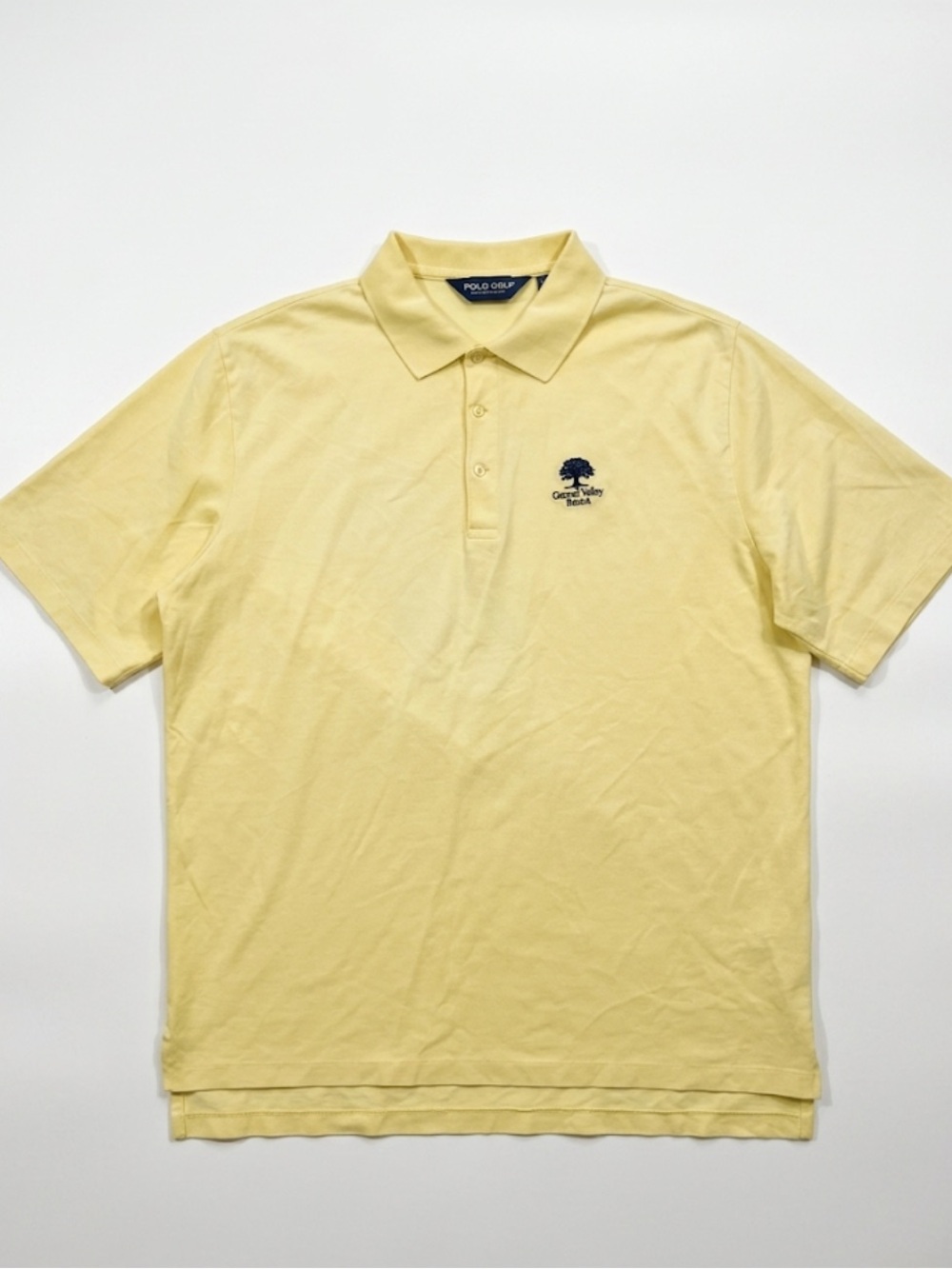Polo Golf Ralph Lauren Yellow 100% Pima Cotton Carmel Valley Ranch Polo XL